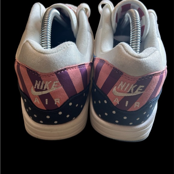 Nike Size Air Max 1 Parra At3057-100 Para Low Cut White Tone Sz 9.5 - Picture 4 of 9